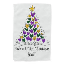 NOLA Christmas yard flag