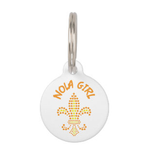 NOLA Girl Pet Tag