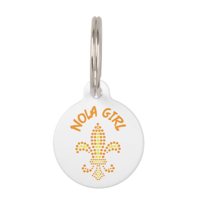 NOLA Girl Pet Tag (Front)