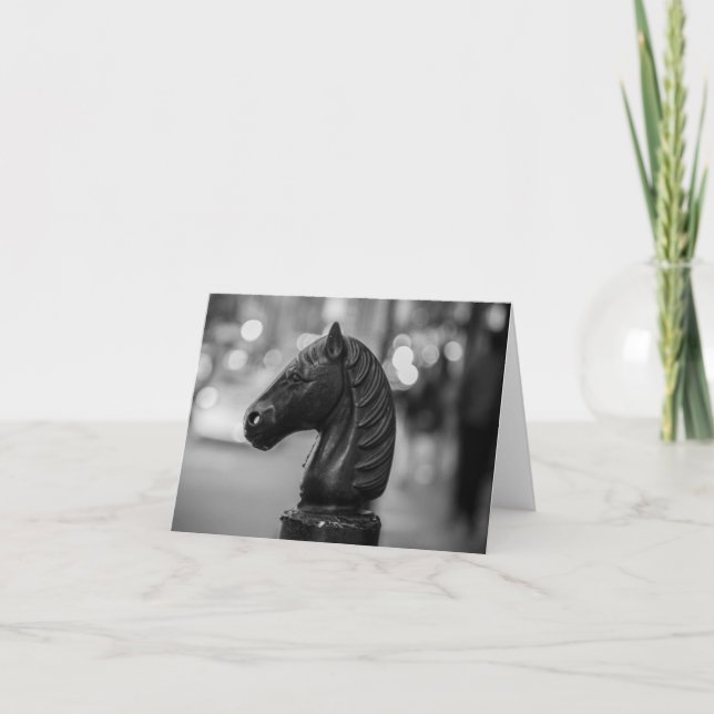 NOLA Hitching Post - Blank Folded Card (Front)