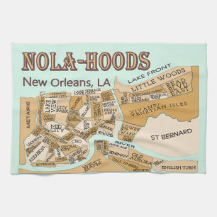 Nola-Hoods Map Tea Towel