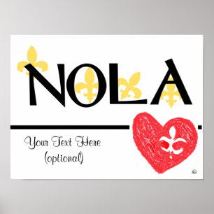 NOLA Love de Lis poster