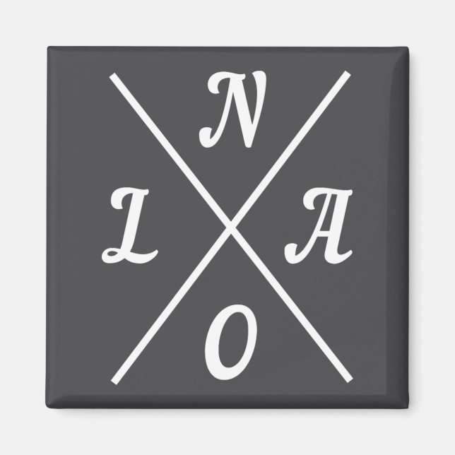 Nola New Orleans Louisiana United States _1  Magnet (Front)