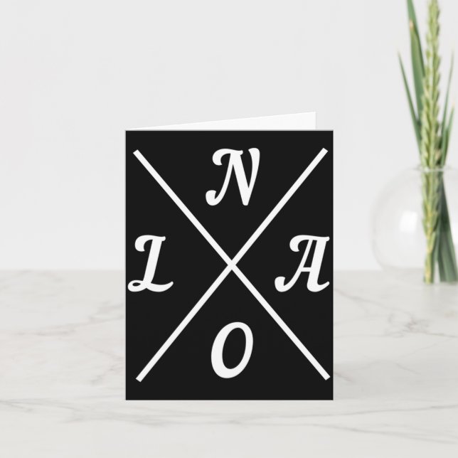 Nola New Orleans Louisiana United States  Card (Front)