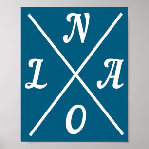 Nola New Orleans Louisiana United States Poster