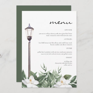 NOLA New Orleans Magnolia 5x7" Let's Eat Menu