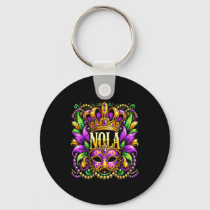 Nola New Orleans Mardi Gras 2025  Key Ring