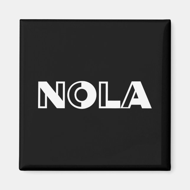Nola New Orleans Tee Shirt  Magnet (Front)