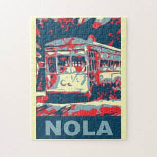 NOLA Street Car Jigsaw Puzzle