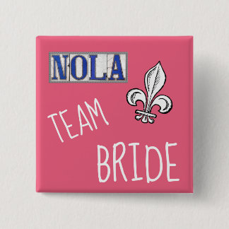 NOLA Team Bride 15 Cm Square Badge