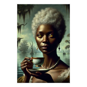 NOLA Woman: Bayou Tea Poster