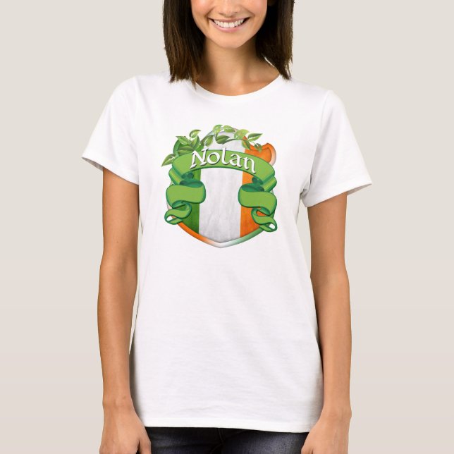 Nolan Irish Shield T-Shirt (Front)