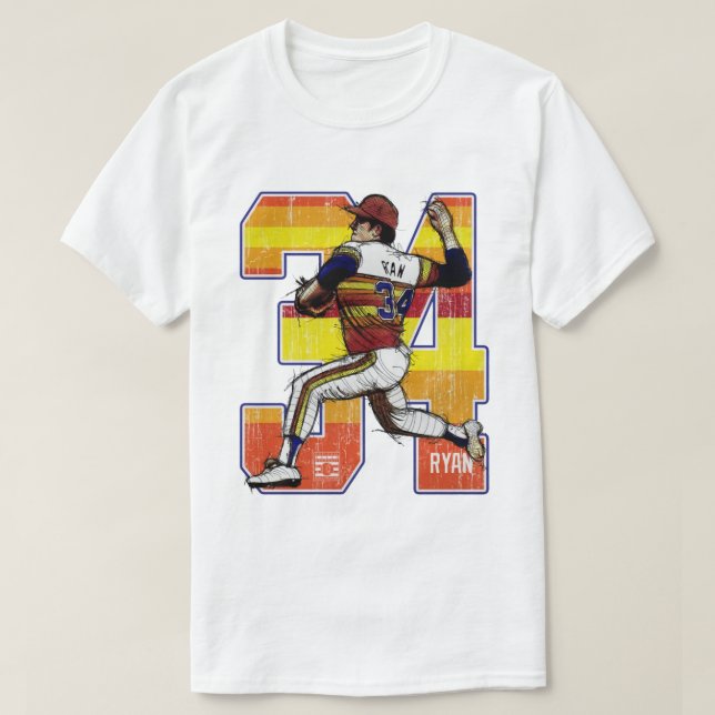 Nolan Ryan Heat T-Shirt (Design Front)