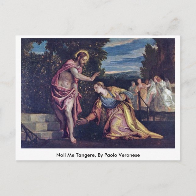 Noli Me Tangere, By Paolo Veronese Postcard (Front)
