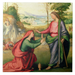Noli me Tangere, c.1508 (oil on canvas) Ceramic Tile