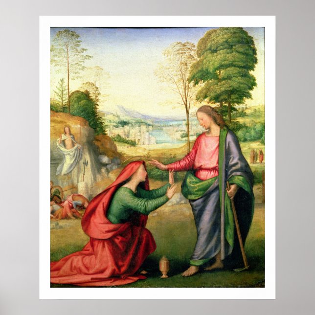Noli me Tangere, c.1508 (oil on canvas) Poster (Front)
