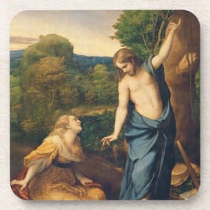 Noli Me Tangere, c.1534 (oil on canvas) (for detai Coaster