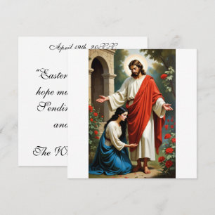 Noli Me Tangere Greetings Card