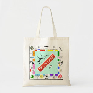 Nolin Lake Game Board Tote Bag