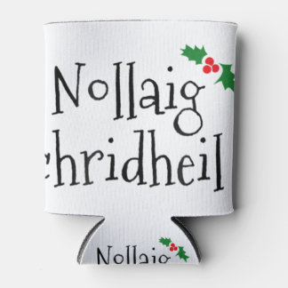 Nollaig chridheil merry christmas scottish gaelic. can cooler