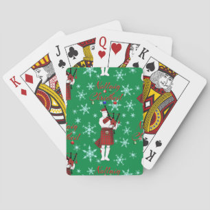 Nollaig Chridheil Scottish Merry Christmas Scottis Playing Cards