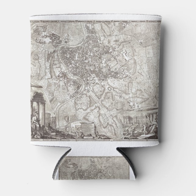 Nolli Map by Pietro Campana, Carlo Nolli, Rocco Can Cooler (Front)