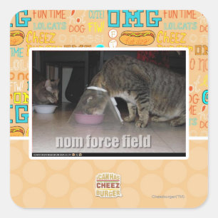 nom force field square sticker