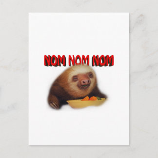 nom nom nom postcard