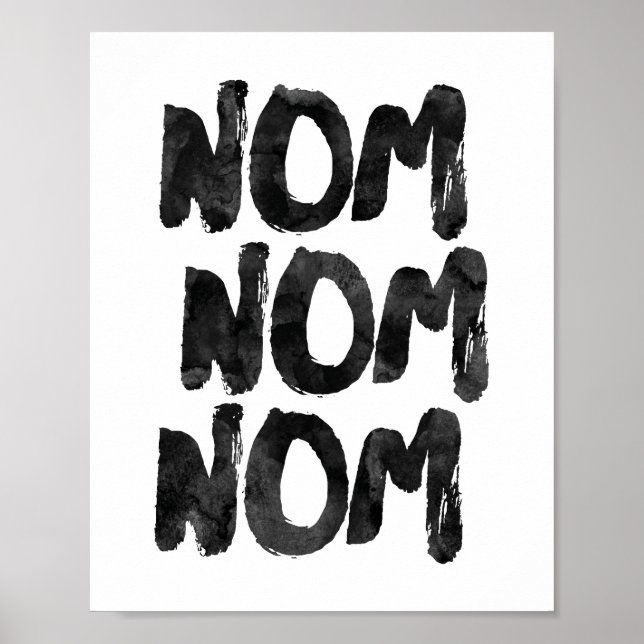 Nom Nom Nom Poster (Front)