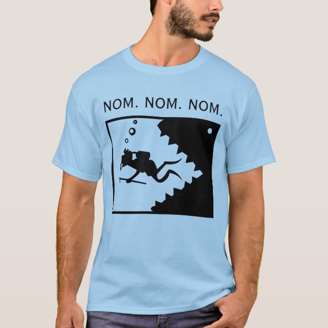 Nom. Nom. Nom. T-Shirt (Front)