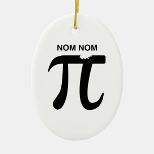 Nom Nom Pi Ceramic Ornament