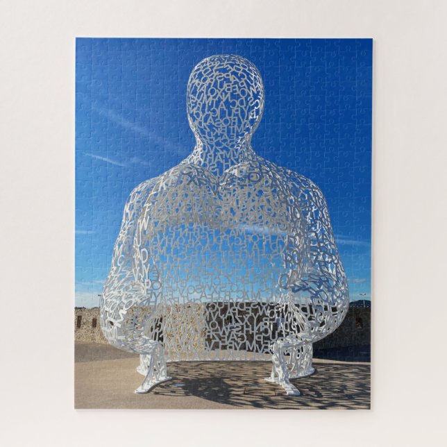 Nomade Scupture, Antibes France Jigsaw Puzzle (Vertical)