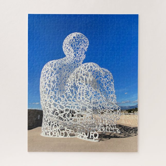 Nomade Scupture, Antibes France Jigsaw Puzzle (Vertical)