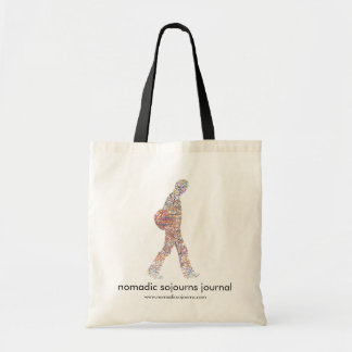 nomadic sojourns journal tote bag