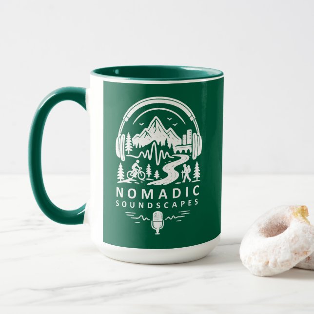 Nomadic Soundscapes Official Mug (With Donut)