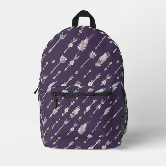 Nomadic Spirit Printed Backpack (Front)