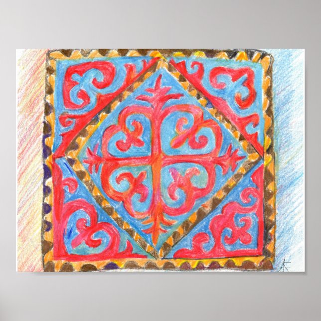 Nomadic wisdom. Traditional art of Central Asia Poster (Front)