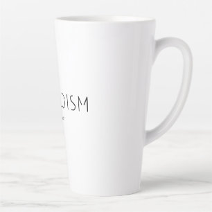 Nomadism Records Black Logo Latte Mug