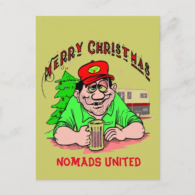 Nomads United Christmas Holiday Postcard (Front)