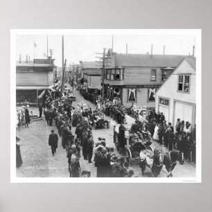 Nome, Alaska July 4th Parade 1915 Poster