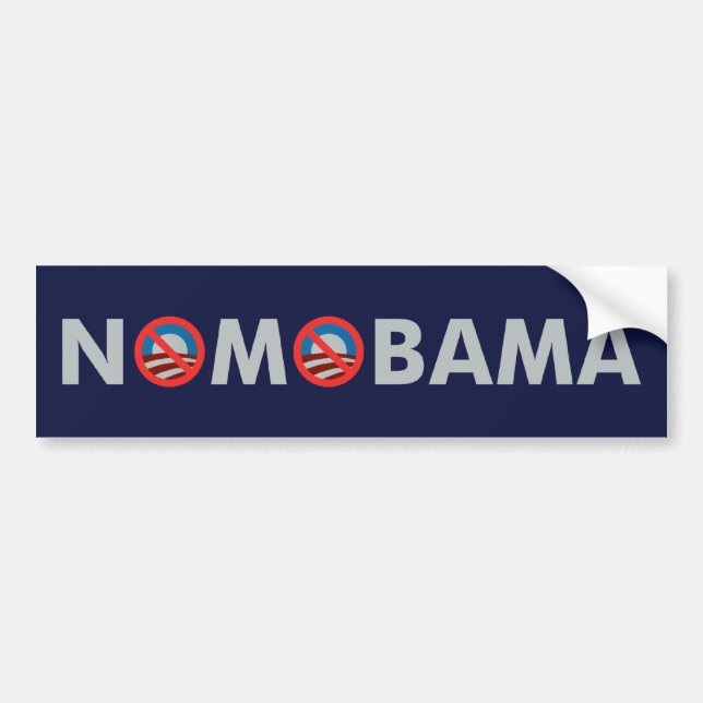 NOMOBAMA BUMPER STICKER (Front)