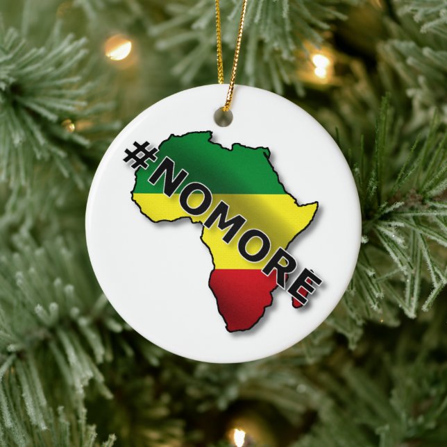 #NoMore/Abiy Ahmed Ali Ceramic Ornament (Tree)