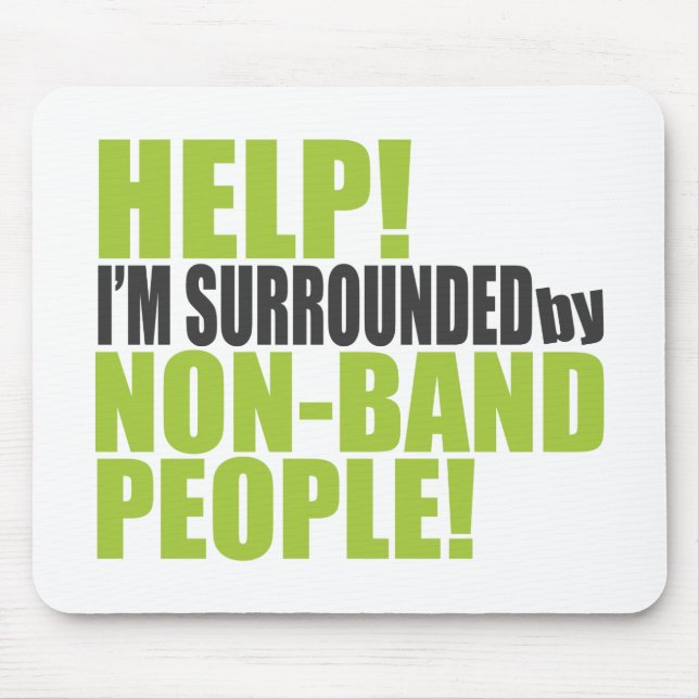 Non Band People Mouse Pad (Front)