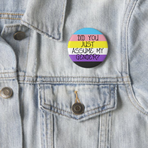 Non Binary 6 Cm Round Badge