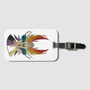 Non-binary Faerie Luggage Tag