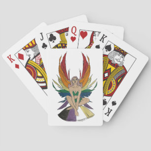 Non-binary Faerie Playing Cards