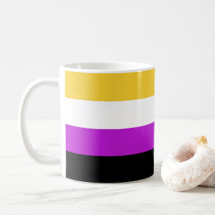 Non Binary Flag Colours Coffee Mug