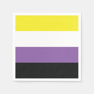 Non Binary Flag Napkin