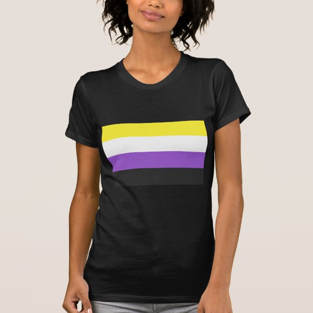 Non-Binary Flag T-Shirt (Front)