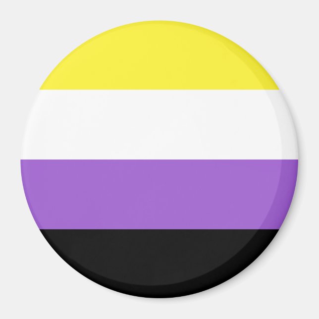 Non Binary Pride Flag Magnet (Front)